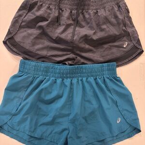 2 Pairs Asics Women's Athletic Shorts